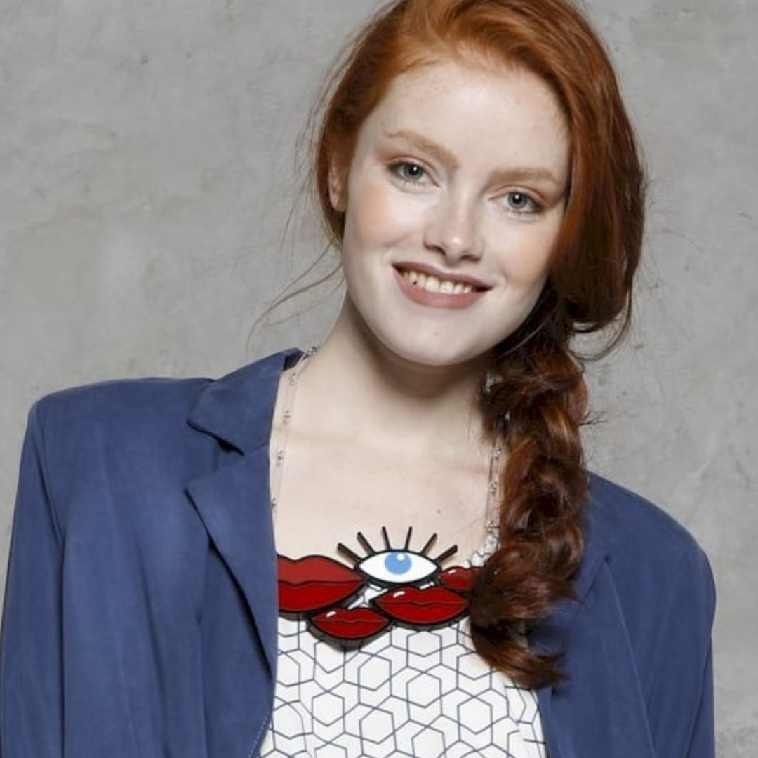 Collana Labbra Occhio