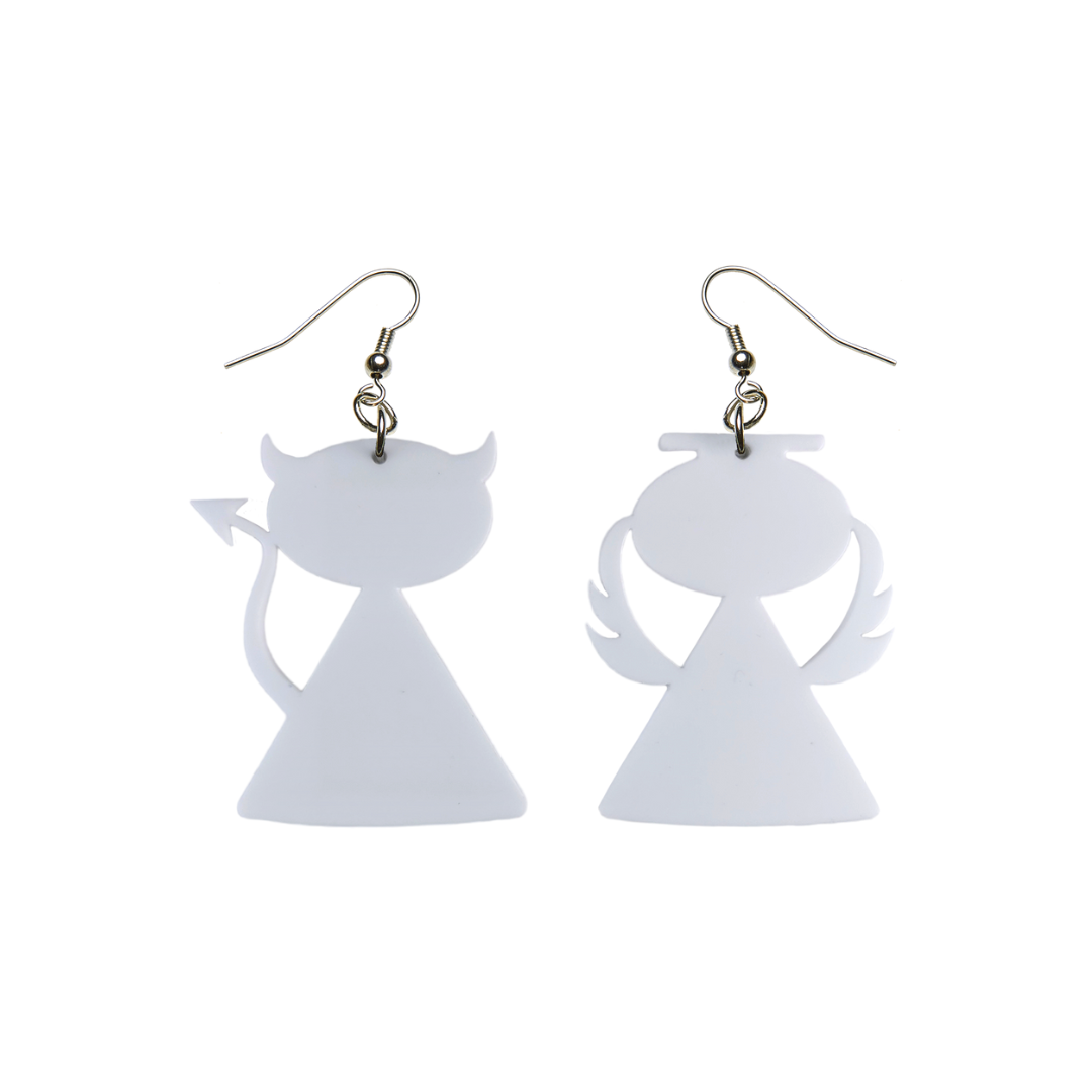 Orecchini Angelo e Diavolo