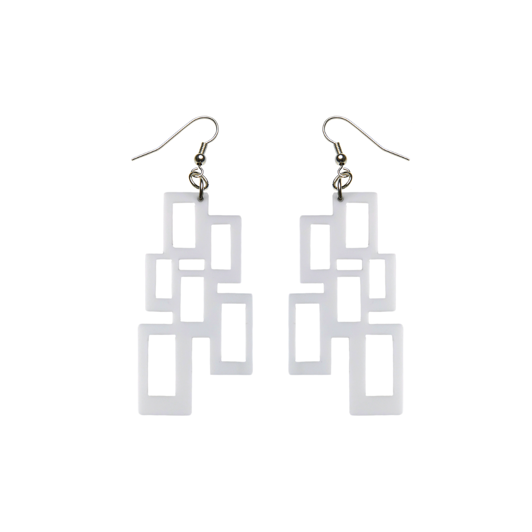Orecchini Quadrato Anni '70