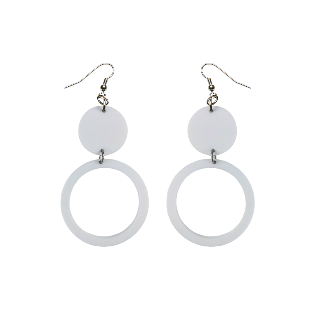 Orecchini Cerchio con Tondo