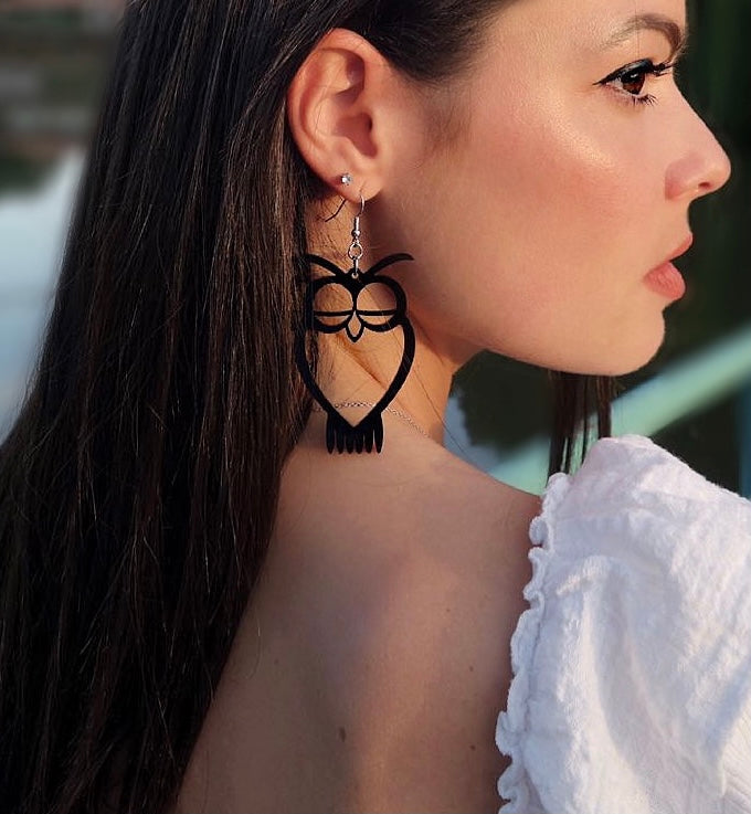 Orecchini Gufo Vuoto