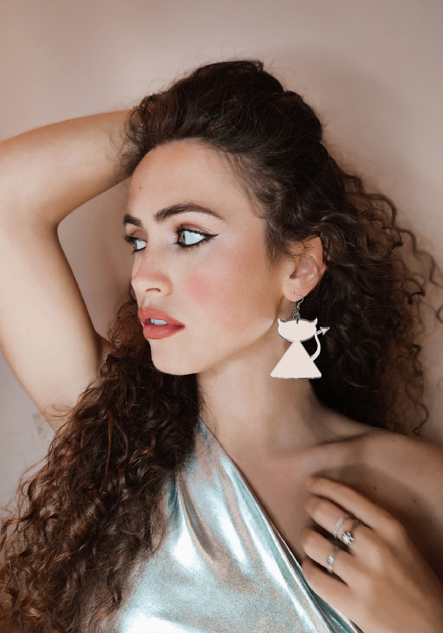 Orecchini in argento sterling S925 con zirconi cubici Orecchini in argento sterling S925 con zirconi cubici