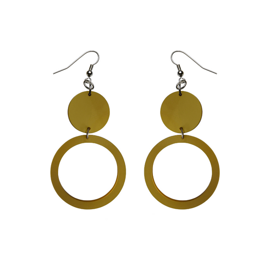 Orecchini Cerchio con Tondo