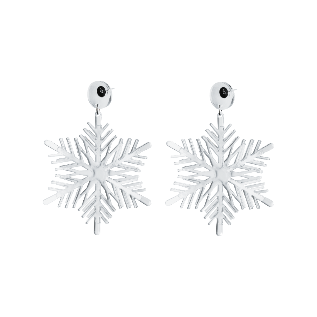 Orecchini fiocco di neve piccoli - Salvadori Diamond Atelier Orecchini fiocco di neve piccoli - Salvadori Diamond Atelier
