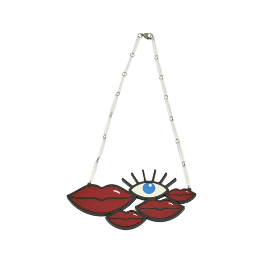 Collana Labbra Occhio