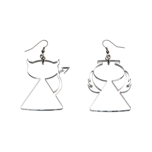 Orecchini Angelo e Diavolo